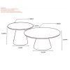 GALIO-2PC COFFEE TABLE SET-WHITE