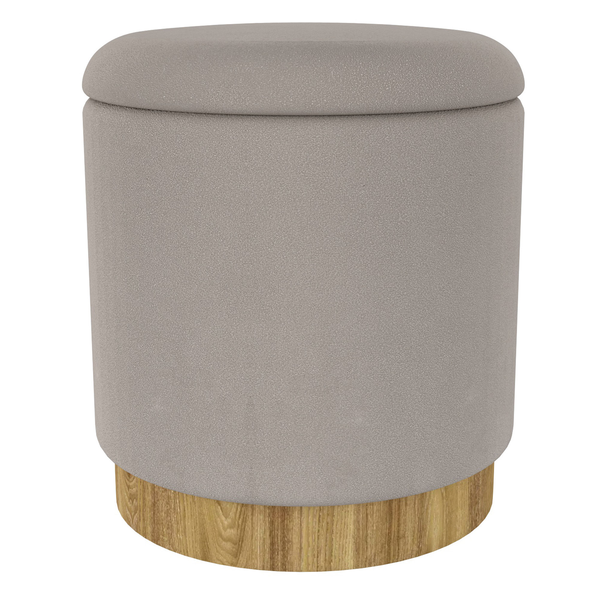 Alya-Storage Ottoman-Warm Grey