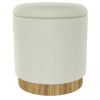 Alya-Storage Ottoman-White