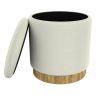 Alya-Storage Ottoman-White