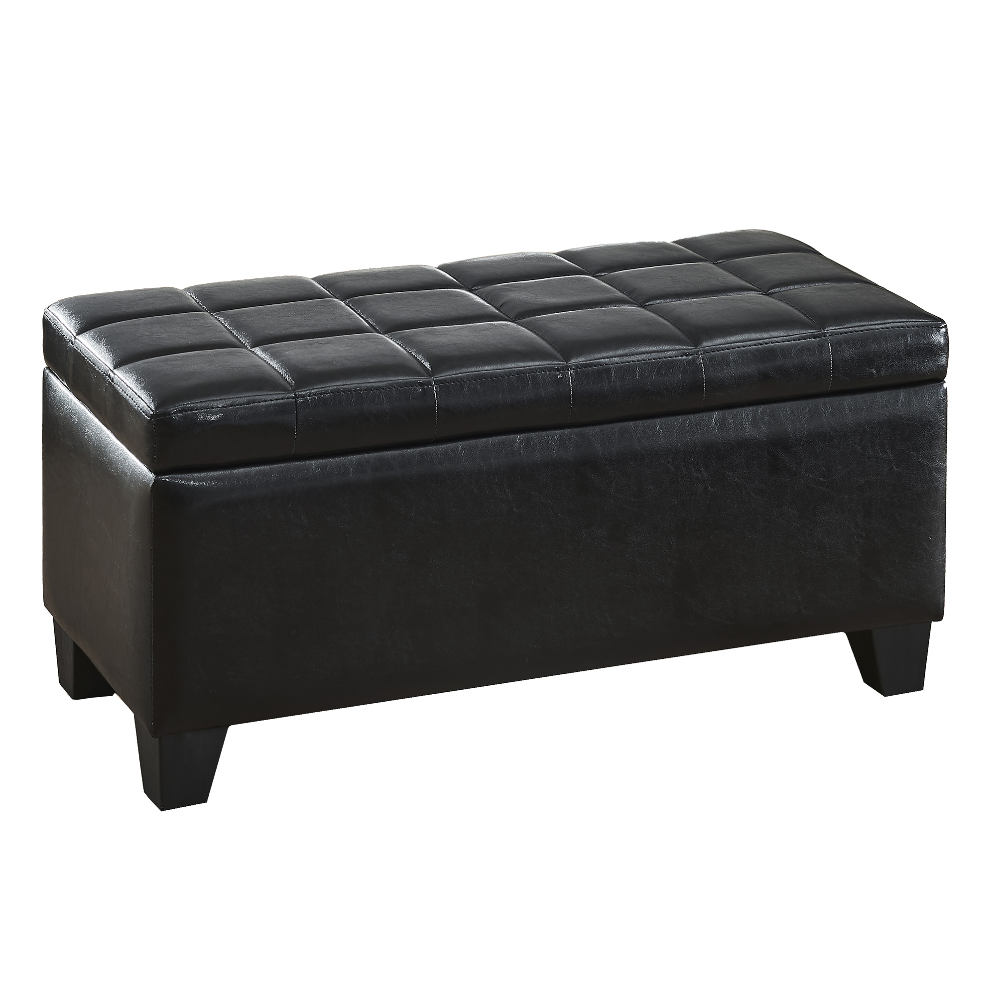 WINSTON-STORAGE OTTOMAN-BLACK