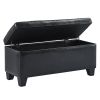 WINSTON-STORAGE OTTOMAN-BLACK