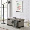 Harper-Storage Ottoman-Light Grey