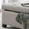 Harper-Storage Ottoman-Light Grey