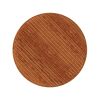 Willo-Round Ottoman-Rust Brown