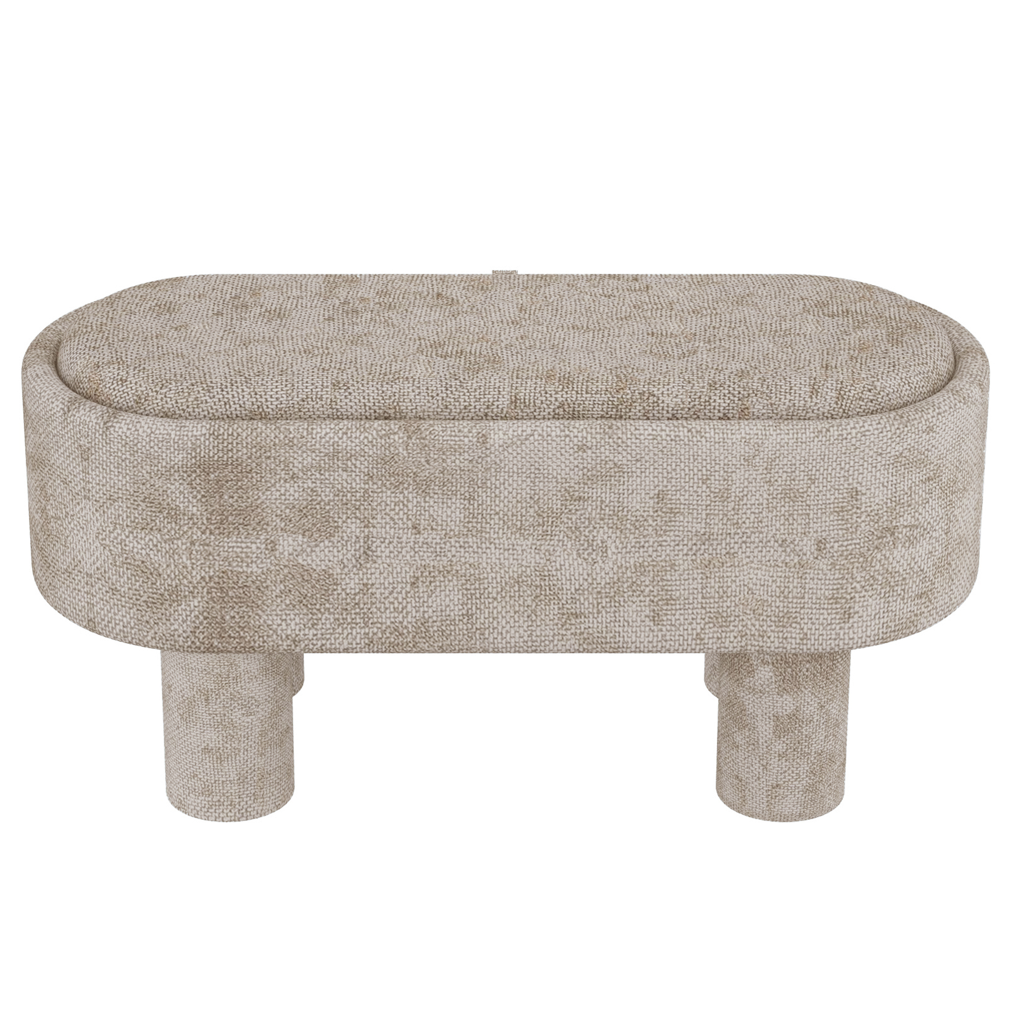 Sezron-Storage Ottoman Bench-Beige