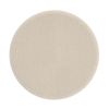 Novar-Round Swivel Ottoman-Cream