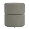 NOVAR-ROUND SWIVEL OTTOMAN-WARM GREY