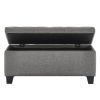 LILA-STORAGE OTTOMAN-GREY