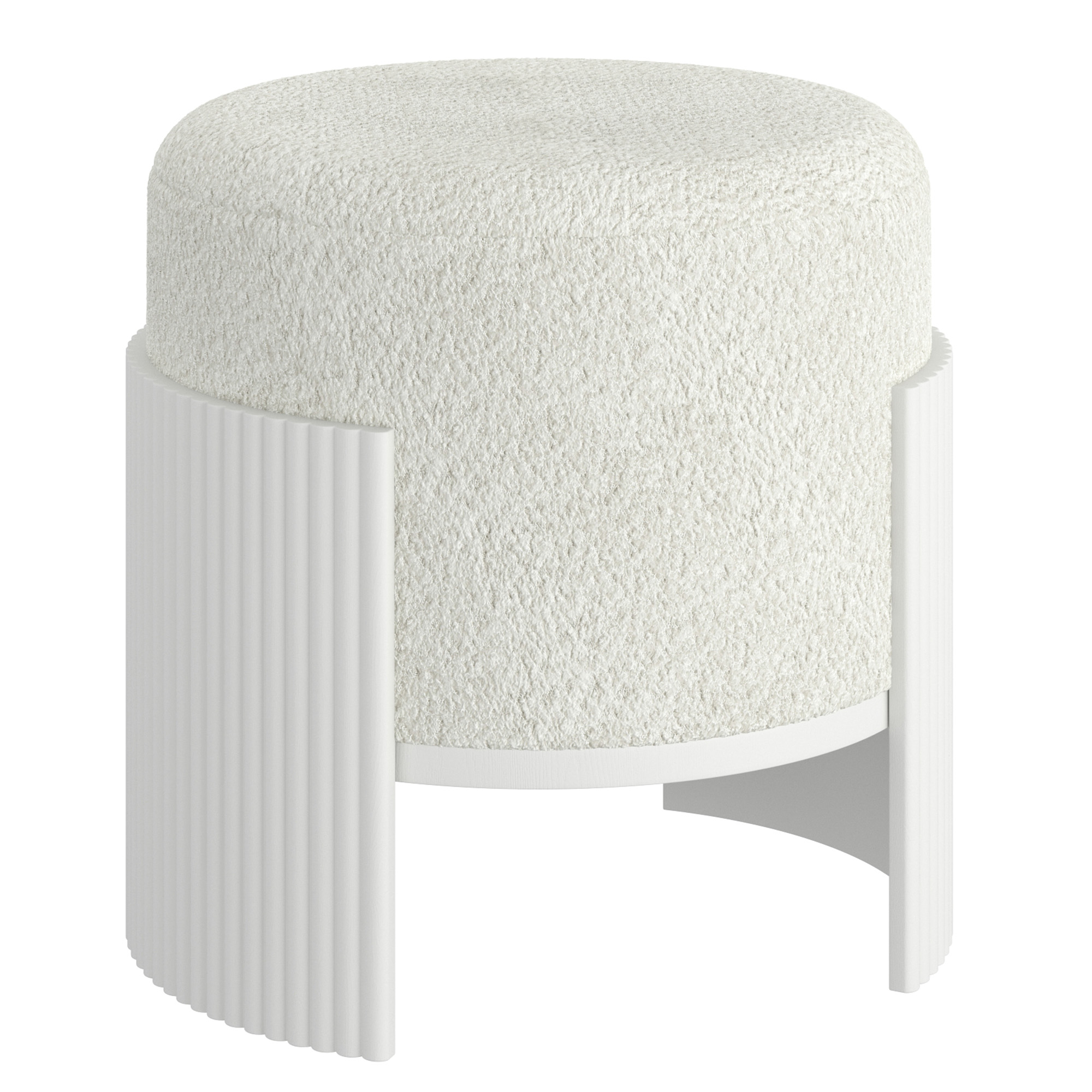KIRAZ-ROUND OTTOMAN-IVORY_WHITE