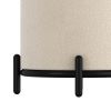 Castor-Storage Ottoman-Cream
