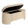 SELENE-STORAGE OTTOMAN-DARK BEIGE