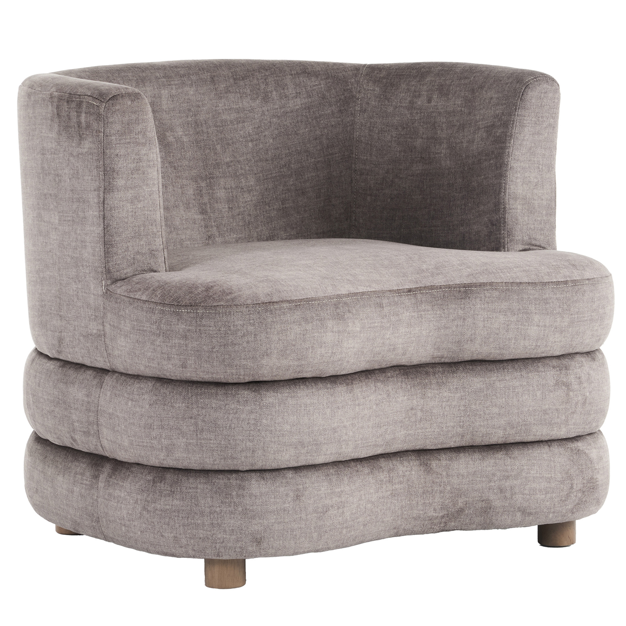 DORIAN-ACCENT CHAIR-DARK TAUPE