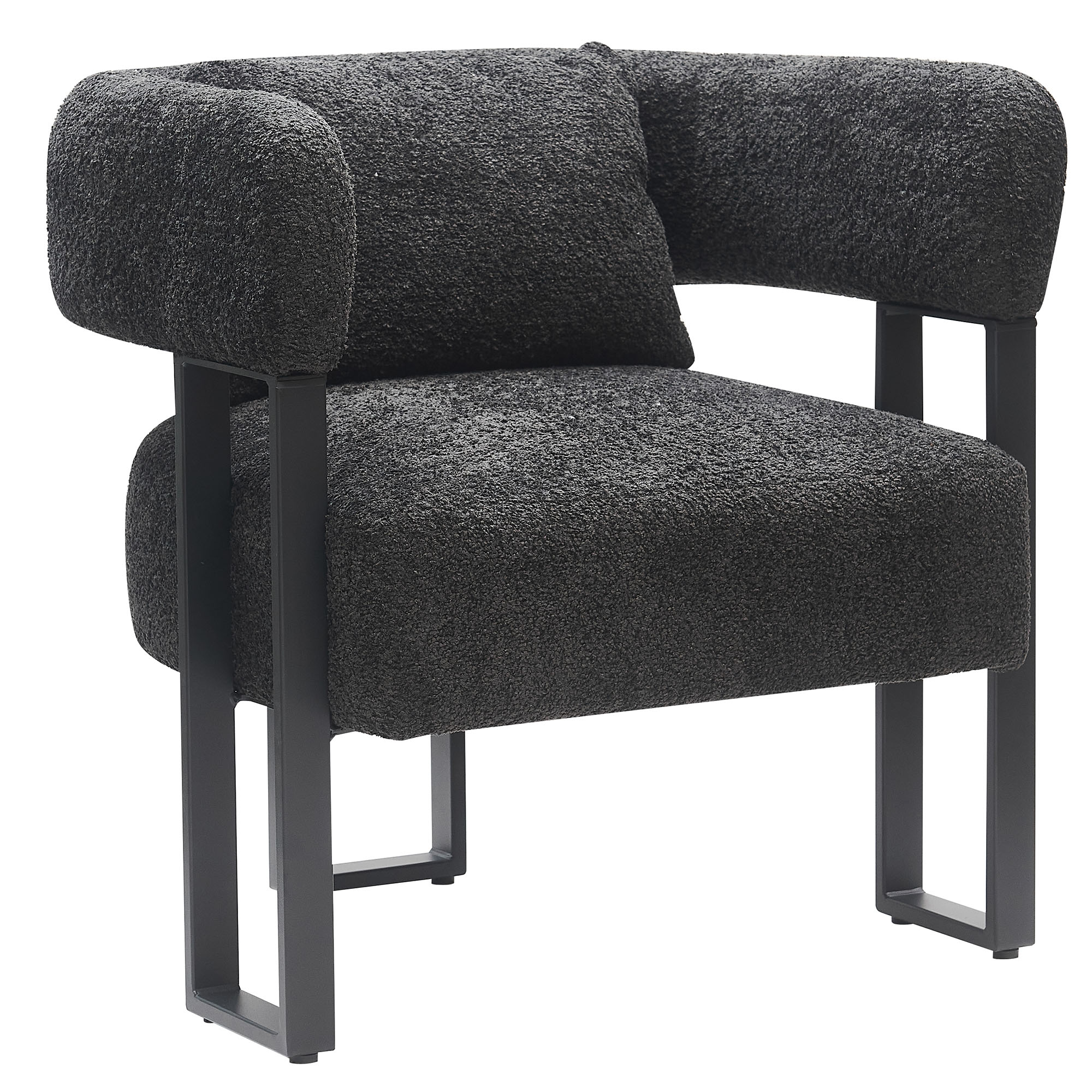 SCARLET-ACCENT CHAIR-CHARCOAL