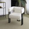 SCARLET-ACCENT CHAIR-IVORY