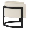 ZHURI-ACCENT CHAIR-IVORY