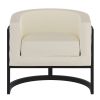 ZHURI-ACCENT CHAIR-IVORY