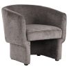 SHERI-ACCENT CHAIR-DARK TAUPE