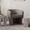 SHERI-ACCENT CHAIR-DARK TAUPE