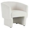 SHERI-ACCENT CHAIR-WHITE BOUCLE