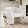 SHERI-ACCENT CHAIR-WHITE BOUCLE