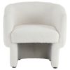 SHERI-ACCENT CHAIR-WHITE BOUCLE