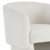SHERI-ACCENT CHAIR-WHITE BOUCLE