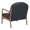 FANI-ACCENT CHAIR PU-BLACK