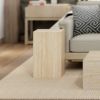 ARTEMIS-TALL ACCENT TBL-TRAVERTINE