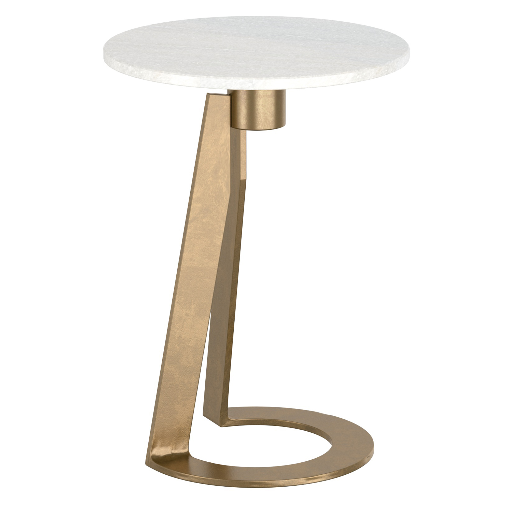 DEVAS-ACCENT TABLE-WHITE