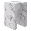 ATTICUS-ACCENT TABLE-BULGARI WHITE