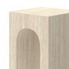 ATTICUS-ACCENT TABLE-TRAVERTINE