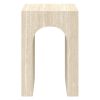 ATTICUS-ACCENT TABLE-TRAVERTINE