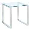 ZEVON-ACCENT TABLE-SILVER