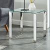 ZEVON-ACCENT TABLE-SILVER