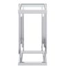 ESTREL-ACCENT TABLE SMALL-SILVER