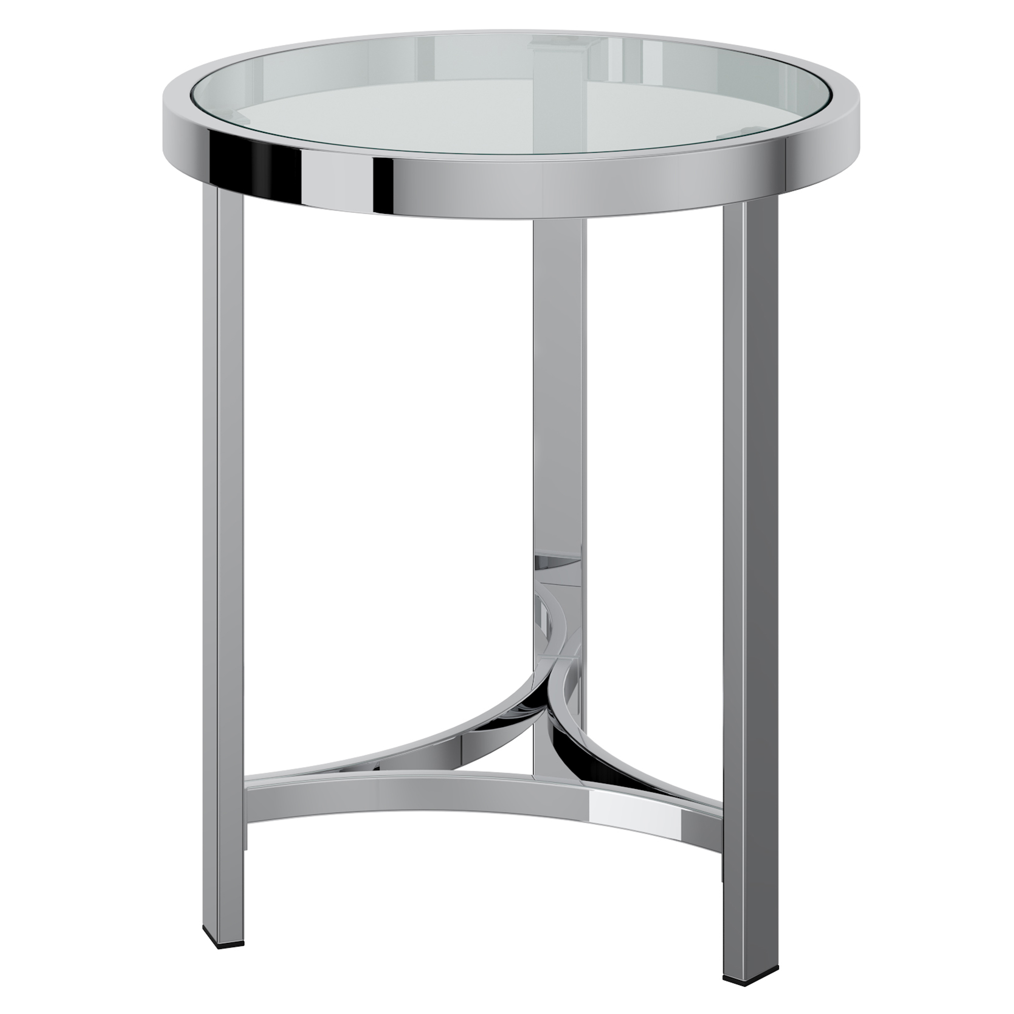 Strata-Accent Table-Chrome