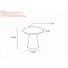 GALIO-ACCENT TABLE-WHITE