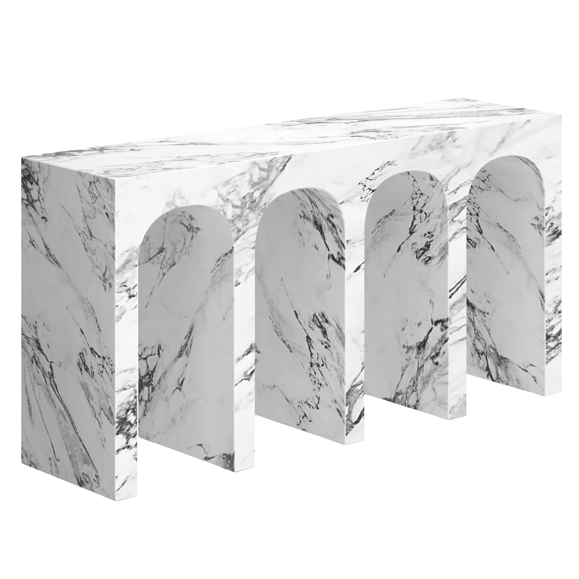 ATTICUS-CONSOLE-BULGARI WHITE