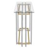 FLORINA-CONSOLE TABLE-SILVER/GOLD