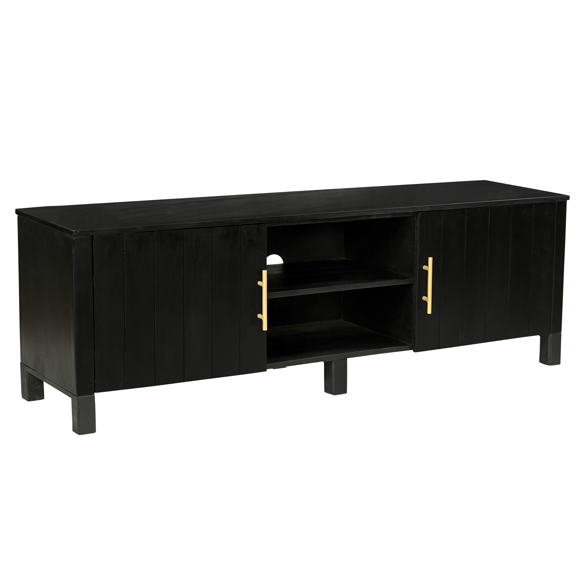 CAMDEN-MEDIA CABINET-BLACK