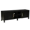 CAMDEN-MEDIA CABINET-BLACK
