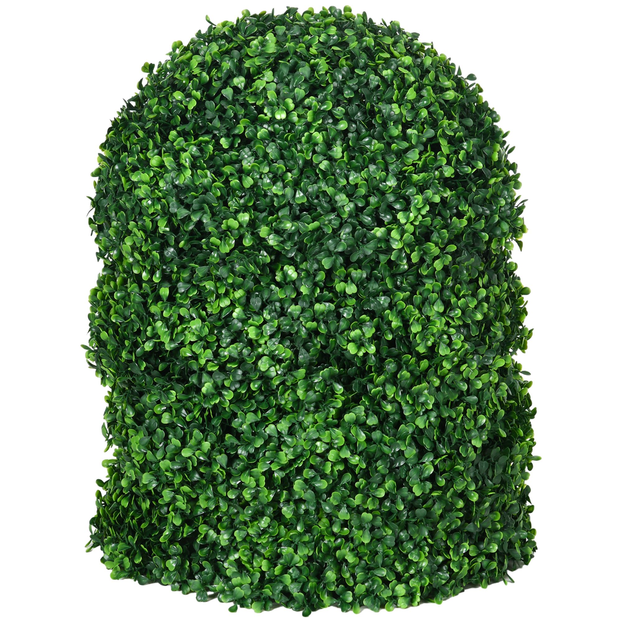 Decorative Artificial Trees 2 Pack 15.75" Faux Boxwood Topiary Ball for Indoor Outdoor Home Decor