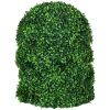 Decorative Artificial Trees 2 Pack 15.75" Faux Boxwood Topiary Ball for Indoor Outdoor Home Decor