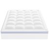VEVOR Mattress Topper, Queen Size, 1" Thickness, Fiber Fill Pad with Detachable and Washable Layer, Comfortable Supportive, Cooling, Breathable