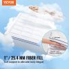 VEVOR Mattress Topper, Queen Size, 1" Thickness, Fiber Fill Pad with Detachable and Washable Layer, Comfortable Supportive, Cooling, Breathable
