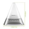 120ml Ultrasonic Cool Mist Humidifier Aroma Essential Oil Diffuser with Soothing Sounds Colorful Light