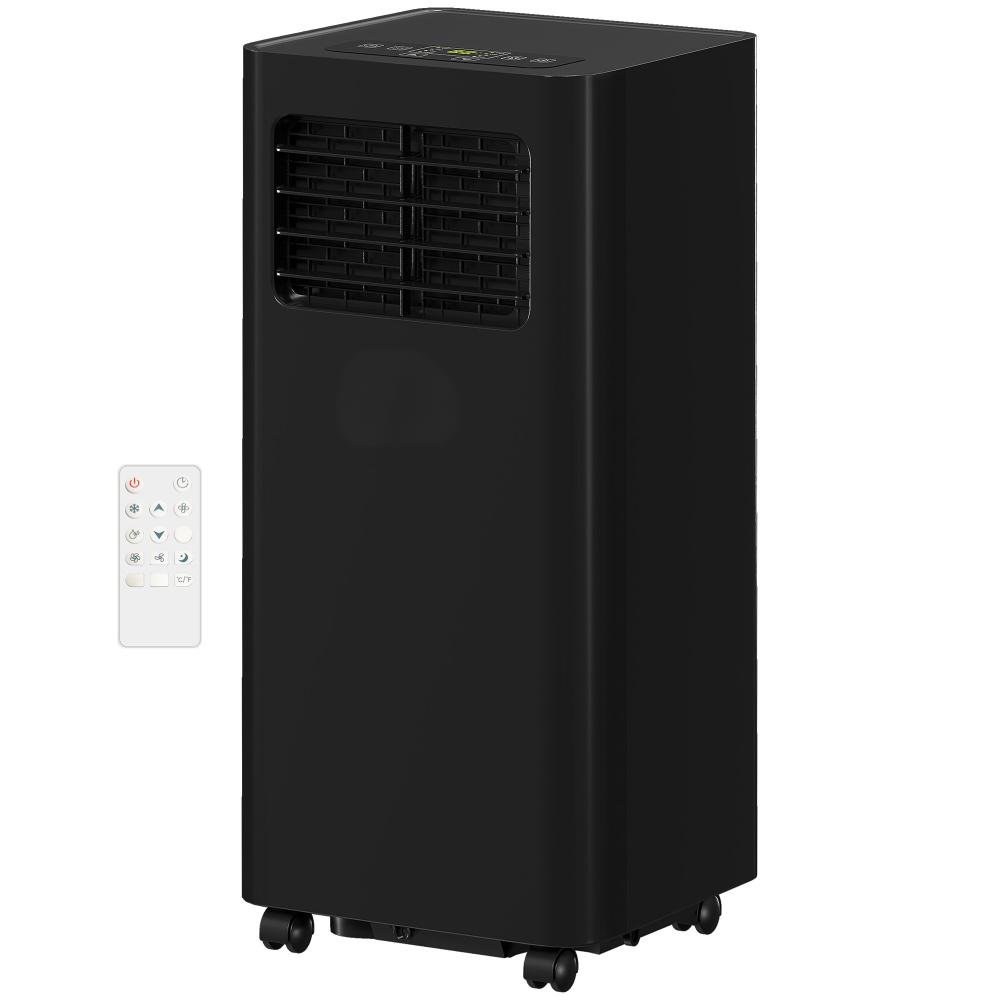 Mobile Air Conditioner, 441 Sq. Ft., AC Unit With Dehumidifier, Sleep, 24H Timer OnOff, Window Kit, Black (Color: Black)