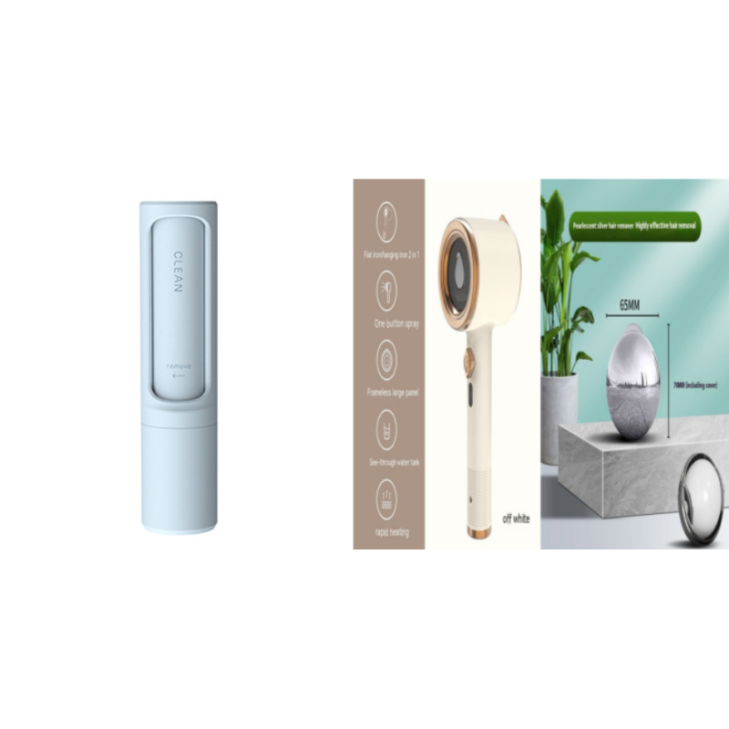 Mini Portable Handheld Garment Steamer Fabric Steam Iron For Clothes Travel Home Appliances Vertical US Plug Ironing Machine (Option: Beige set1-Us-1PCS)