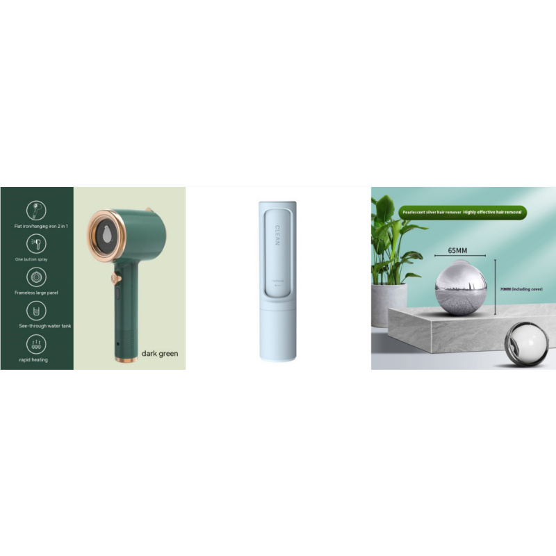 Mini Portable Handheld Garment Steamer Fabric Steam Iron For Clothes Travel Home Appliances Vertical US Plug Ironing Machine (Option: Green set1-Us-1PCS)